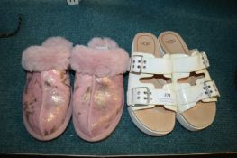 Pair of Ugg Sandals Size: 5.5 and a Pair of Ugg Sl