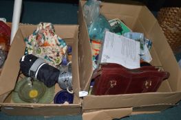 Two Boxes of Ordnance Survey Maps, Household Goods