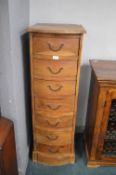 Tall Seven Drawer Bow Front Chest