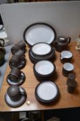 Hornsea Pottery Contrast Pattern Dinner Service 30