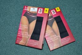 *2x 3pk of Jezebel Shaping Briefs Size: S