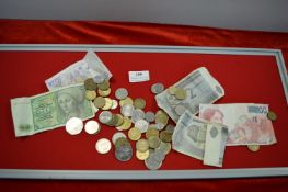 Assorted Coinage and Foreign Banknotes