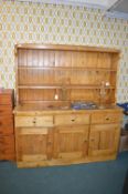 Solid Pine Kitchen Dresser