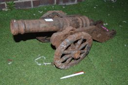 Small Cast Iron Canon
