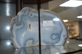 Pair of Crystal Bookends