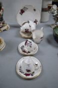 Colclough Rose Pattern Part Tea Set 20+pcs