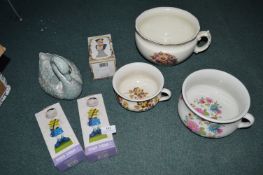 Pottery Ornaments and Chamber Pots etc.