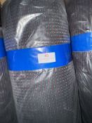 *25m X 1.4m Roll of Red/Black Heavy Duty Upholstery Type Fabric