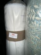 *10m X 60” Roll of White Heavy Crepe Furnishing Type Fabric