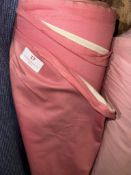 *45m X 1.4m Roll of Pink Coloured Blackout Type Fabric