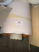 *25 m x 1.4m roll of vibrant orange fr top quality faux leather Fabric for upholstery and handbags