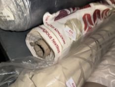 *20 m x 1.4m red cotton print type curtain fabric 