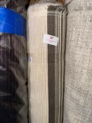 *5.5 M X 1.4m Roll of Upholstery Striped Fabric