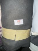 *40 m x 1.4m Roll of heavy black cotton type fabric