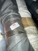 *bundle of 40 m x 1.4m Roll of grey lining type Fabric and 40 m x 1.4m Roll of whitish lining type