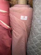 *50m X 1.2m Roll of Pink Cotton Type Fabric