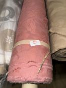 *29m X 1.4m Roll of Pink Jacquard Type Furnishing Fabric