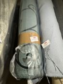 *7m X 1.4m Roll of Green And Black Upholstery Fabric