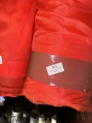 *233m X 1.4m Roll of Hi Viz Orange Lightweight Lining Type Fabric