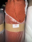 *26m X 1.4m Roll of Terracotta Curtain Type Fabric