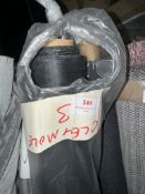 *3m X 1.4m Roll of Grey Plush Velvet Type Fabric