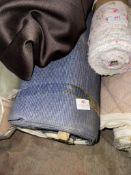 *50 m x 1.4m Roll of denim blue 3 pass blackout lining Fabric