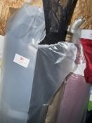 *50m X 1.4m Roll of Black Gothic Net Lace Fabric Suitable For Clothing Etc