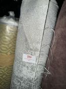 *6m X 1.4m Roll of Silver Grey Upholstery Fabric