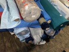 *joblot of pallet approx 2200 metres x 1.4m wide of workwear type twill/drill/ripstock type fabric