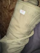 *20m X 1.4m Roll of Paisley Cotton Jacquard Type Cappucino Colour Fabric