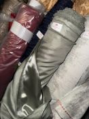 *45m X 1.4m Roll of Grey Upholstery Fabric