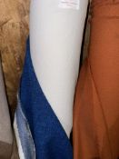 *6m X 1.4m Roll of Blue Upholstery Fabric