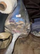 *bundle of 8 roll ends of fr top quality faux leather fabric suitable for upholstery and crafts etc