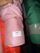 *30 m x 1.1m Roll of pink cotton Type Fabric