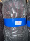 *25m X 1.4m Roll of Red/Black Heavy Duty Upholstery Type Fabric