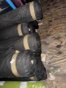 *500 m x 1.4m Roll of heavy black polycotton type non stretch Fabric