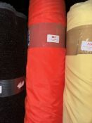 *74m X 1.4m Wide Roll of Hi Viz Orange Fabric