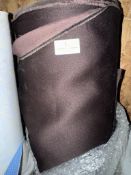 *30m X 1.4m Roll of Chocolate Brown Suede Type Blackout Fabric