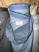 *15 M X 1.4m Roll of Blue Upholstery Chenille Type Fabric