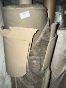 *27m X 1.4m Roll of Corduroy Type Antelope Colour Upholstery Fabric