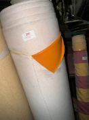 *25 M X 1.4m Roll of Top Quality Vibrant Orange Faux Leather, Upholstery Type Fabric