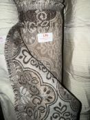 *8m X 1.4m Roll of Traditional Design Brown Furnishing Fabric