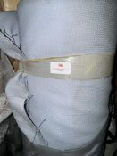 *30m X 1.4m Roll of Silver Polyester Satin Type Fabric