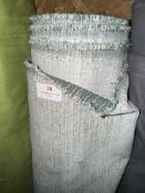 *13m X 1.4m Roll of Green Upholstery Fabric