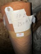 *25m X 1.4m Roll of Tan Coloured Waterproof Type Upholstery Fabric