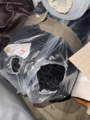*20 m x 1.4m roll of black jumbo cord upholstery Fabric