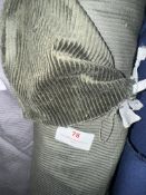 *12m X 1.4m Roll of Green Cotton Corduroy Type Fabric