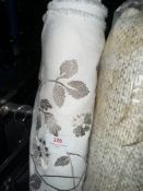 *4mX 1.4m Roll of Linen Effect Curtain Fabric