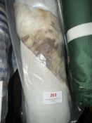 *5m X 1.4m Roll of Plush Velvet Type Printed Fabric