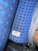 *28 m x 1.4m Roll of Blue heavy upholstery Fabric